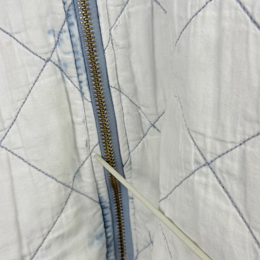 Gap Quilted Transitional Jacket Indigo Chambray A… - image 7